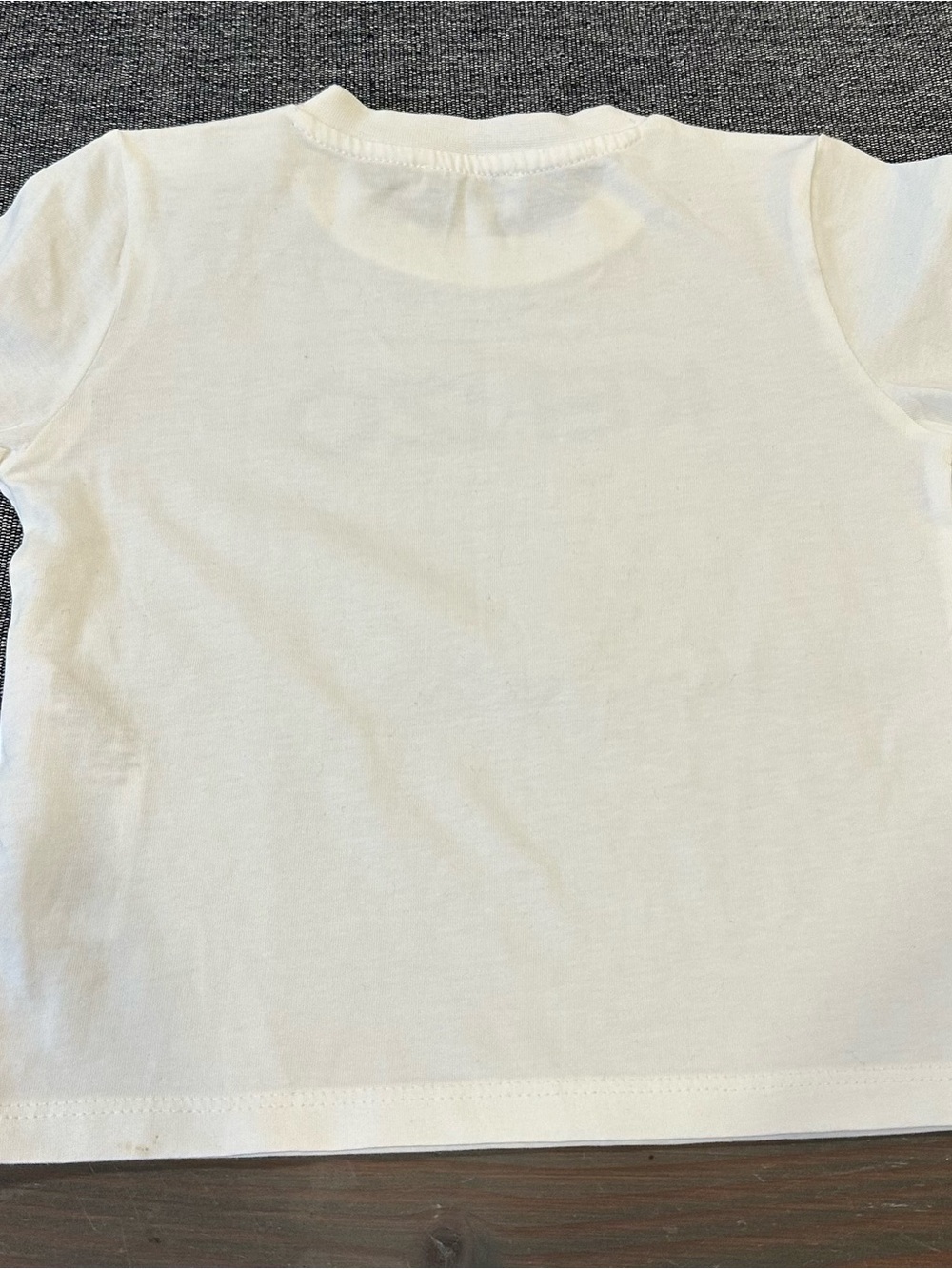 Kenzo Kids off-white Tee with Green Logo - Picture 3 of 3